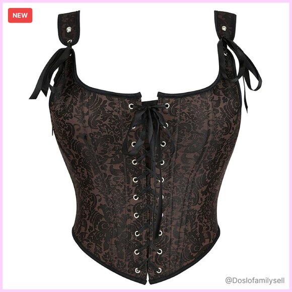 Vintage Renaissance Lace Corset Bustier Sexy Retro Cosplay Elegant Fit